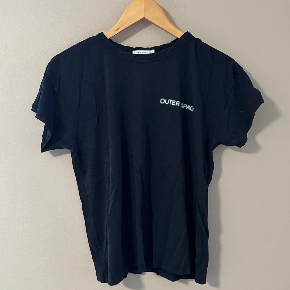 Rag & Bone Outer Space Tee. Size S. Black. Great Condition